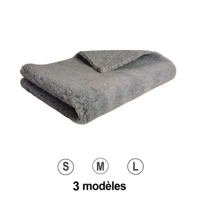 TAPIS VET PRO UNIS 1M X 1,5M GRIS 1170 g/m² , H des poils 26 mm
