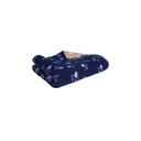 TAPIS VET MOTIF 0.50M X 0.75M BLEU MARINE MOTIF PATTES 950 g/m² , H des poils 2