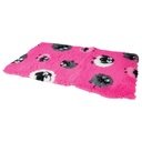 TAPIS VET DECO ROSE MOTIF MOUTONS 0,50X0,75M- 1225GR/M2 - H POILS 27MM