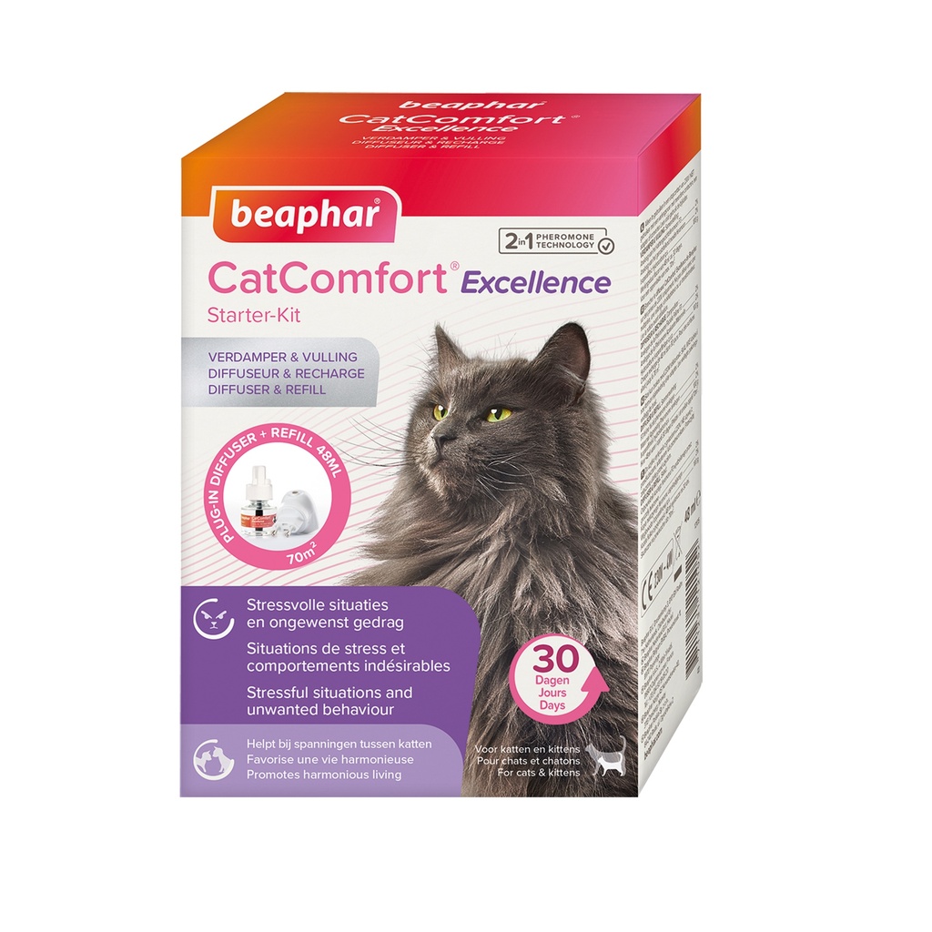 CATCOMFORT EXCELLENCE DIFFUSEUR ET RECHARGE AUX PHEROMONES DE 48ML