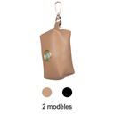 DISTRIBUTEUR DE SACHETS RAMASSE CROTTE MARRON 8X4CM