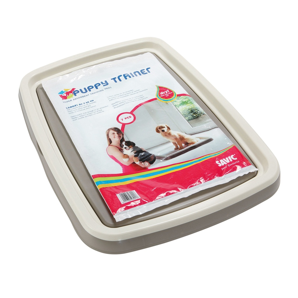 PUPPY TRAINER LARGE STARTER KIT 45 x 60 cm ( plateau + 7 tapis)