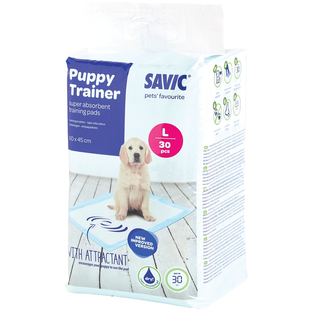 TAPIS EDUCATEUR POUR PUPPY TRAINER MEDIUM 45x60 LOT DE 30 -C0562