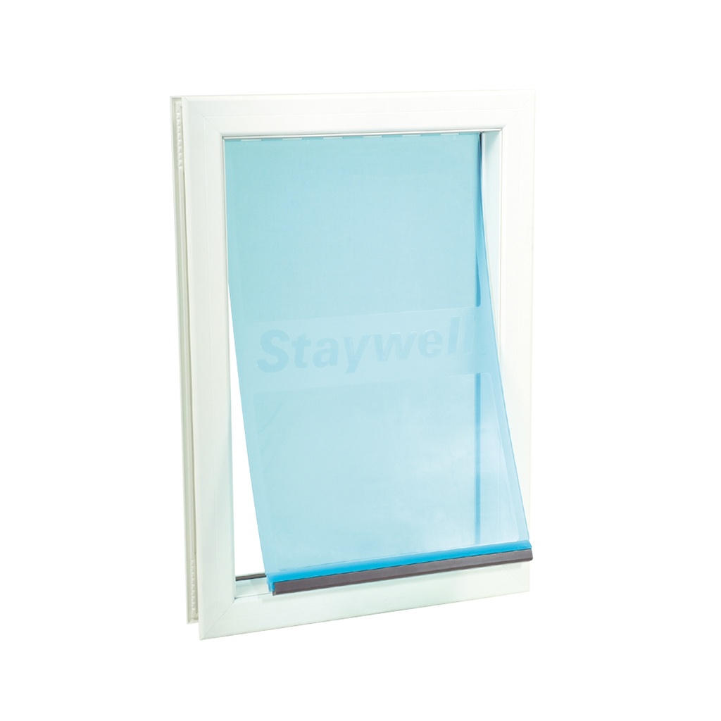 PORTE ALU LARGE N°640 BLANCHE