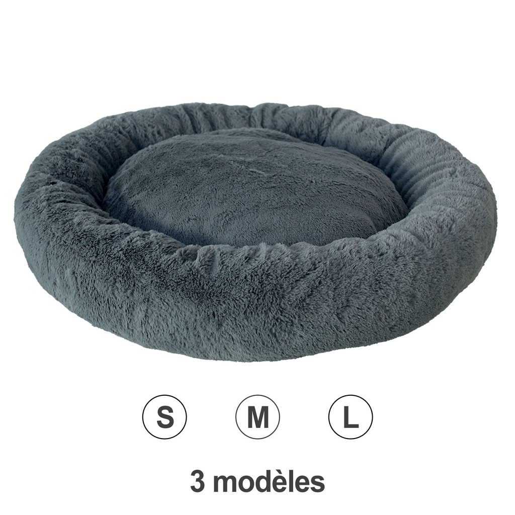CORBEILLE SWEET DREAM GRISE 51*51*12CM