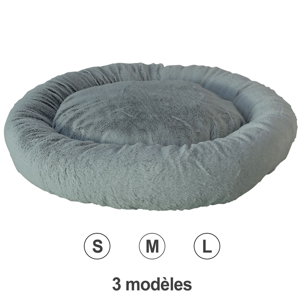 CORBEILLE SWEET DREAM GRIS PERLE 51*51*12CM