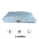 MATELAS BAROQUE CHIC T 70CM GRIS