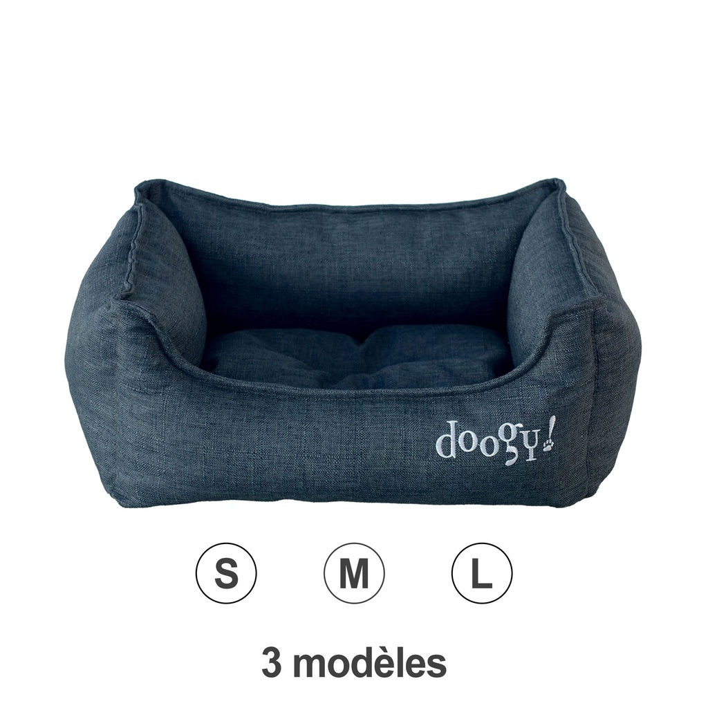SOFA BLEU FONCE NATURE 44*34*15CM