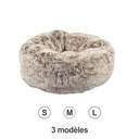 DONUT POILU BEIGE L DIAM 100CM
