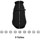 MANTEAU BOMBER NOIR AVEC HARNAIS INTEGRE 28XS