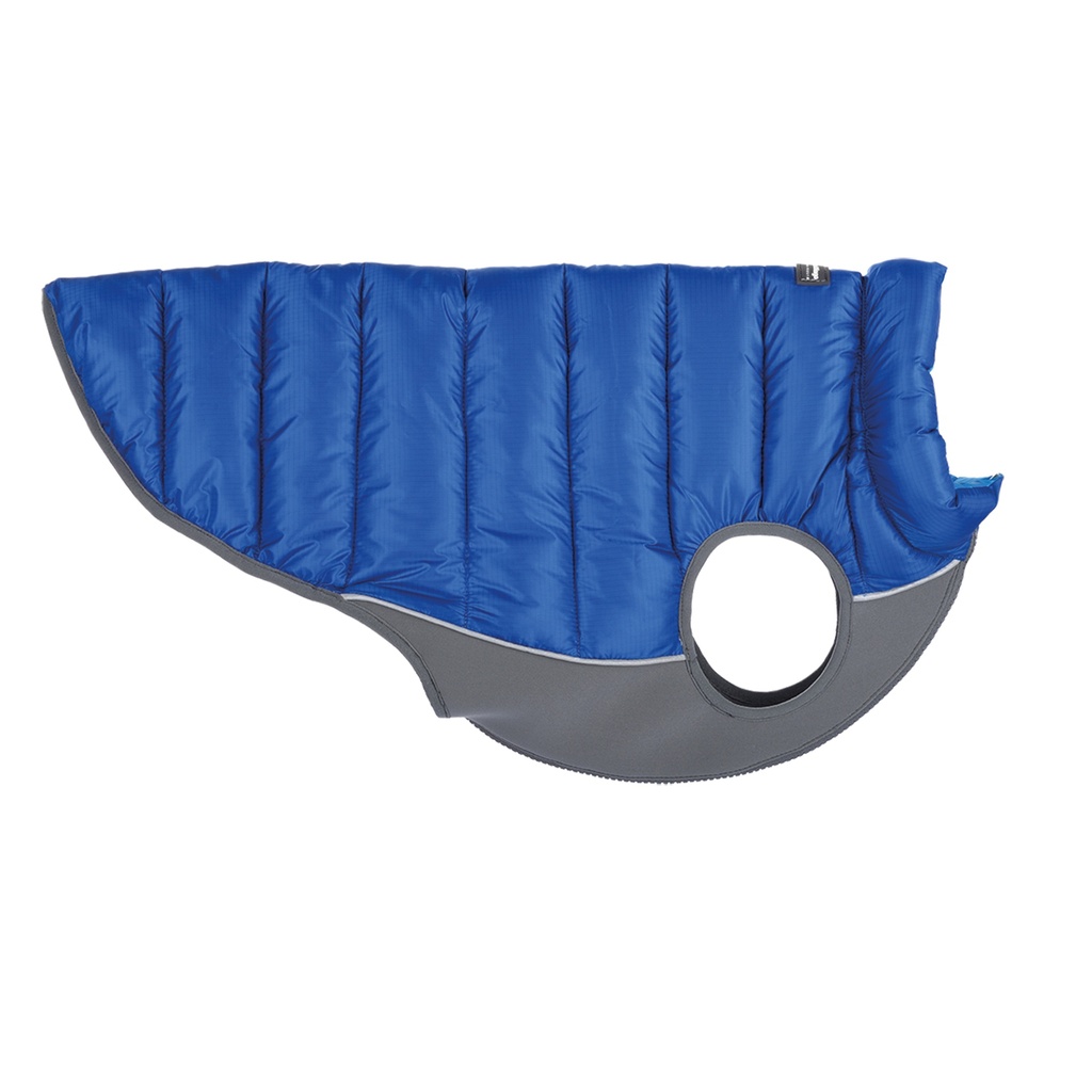 DOUDOUNE REVERSIBLE BLEUE/TURQUOISE 20CM