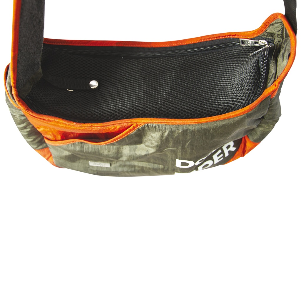 BESACE SPORT CAMO / ORANGE 37X15X25CM