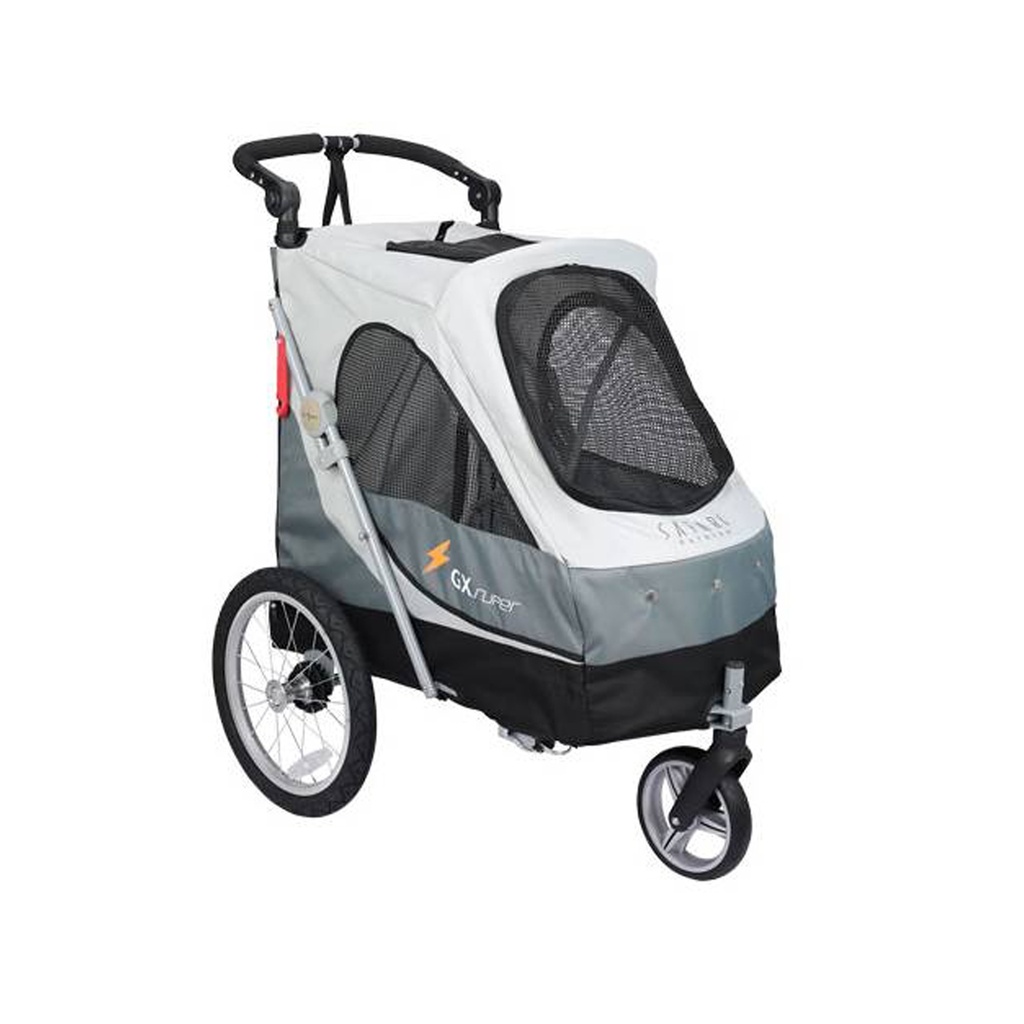 POUSSETTE AVENTURA GRISE CHIENS MOINS 30KG
