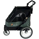 POUSSETTE AVENTURA VERTE ET NOIRE CHIENS MOINS 30KG
