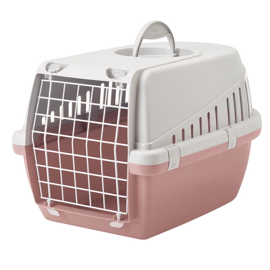 TRANSPORTEUR TROTTER 1 GRIS/ROSE 49 x 33 x 30 cm