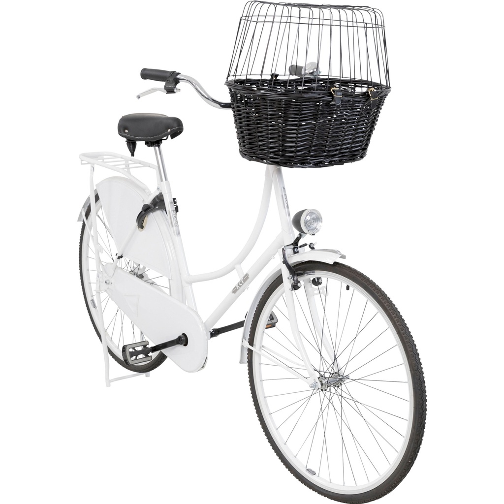 PANIER AVANT POUR VELO 50 × 41 × 35 CM NOIR