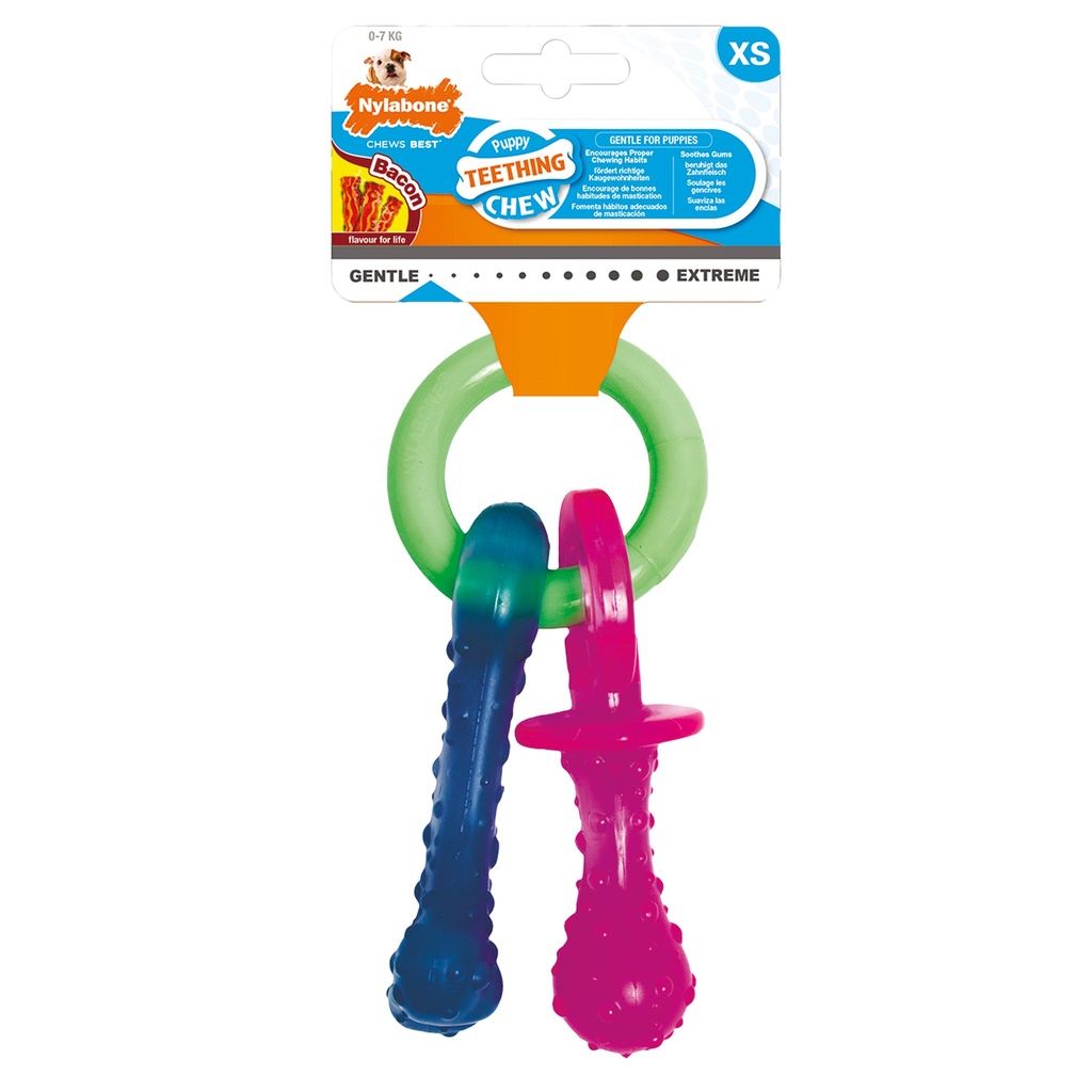 NYLA PUPPY TETINE PACIFIER XS BACON 14CM