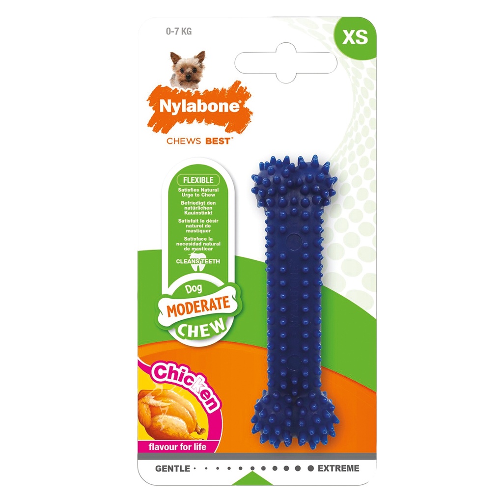 NYLABONE DENTAL CHEW XS: POULET 9,5CM