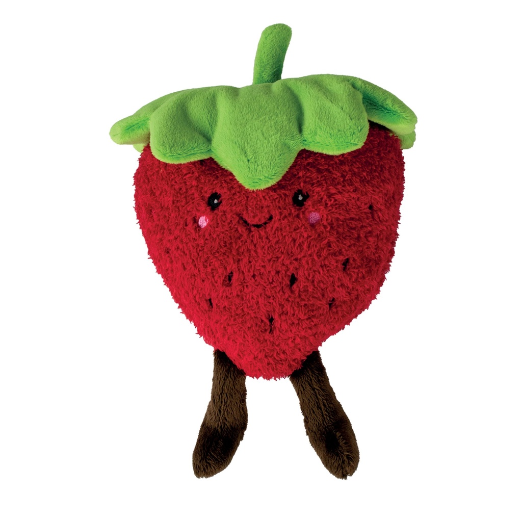 PELUCHE FRUIT MANIA-FRAISE 23CM