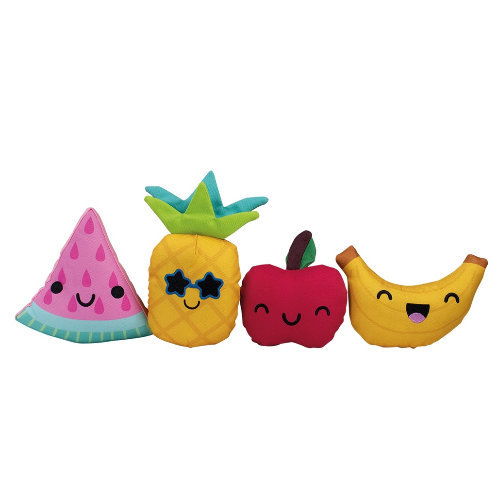 LOT DE 4 JOUETS FLOTTANTS FUN FRUITS