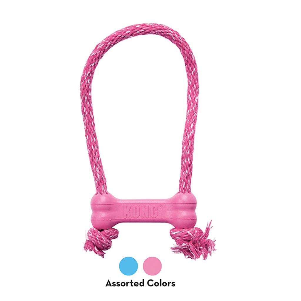 PUPPY GOODIE BONE AVEC CORDE 86 g (chiot de moins de 2KG) 8 cm