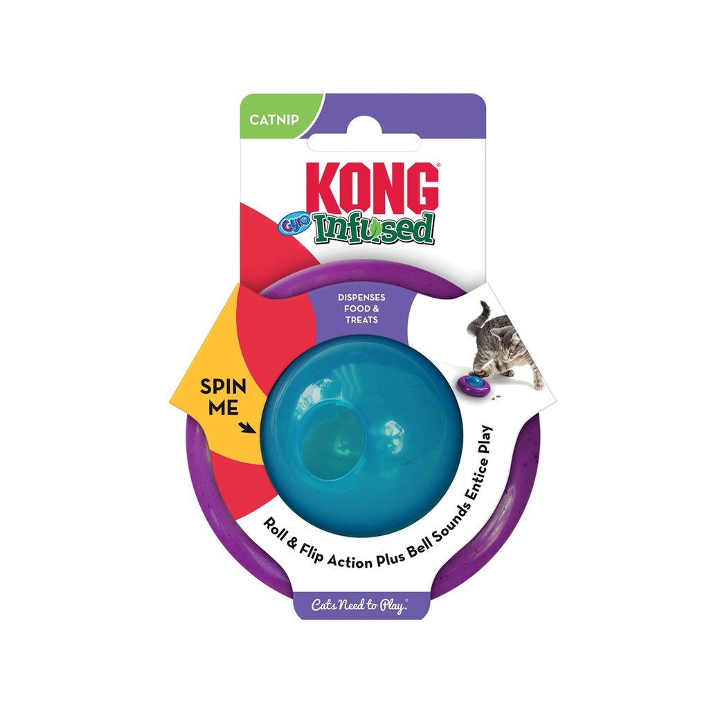 KONG INFUSED CAT GYRO 10CM