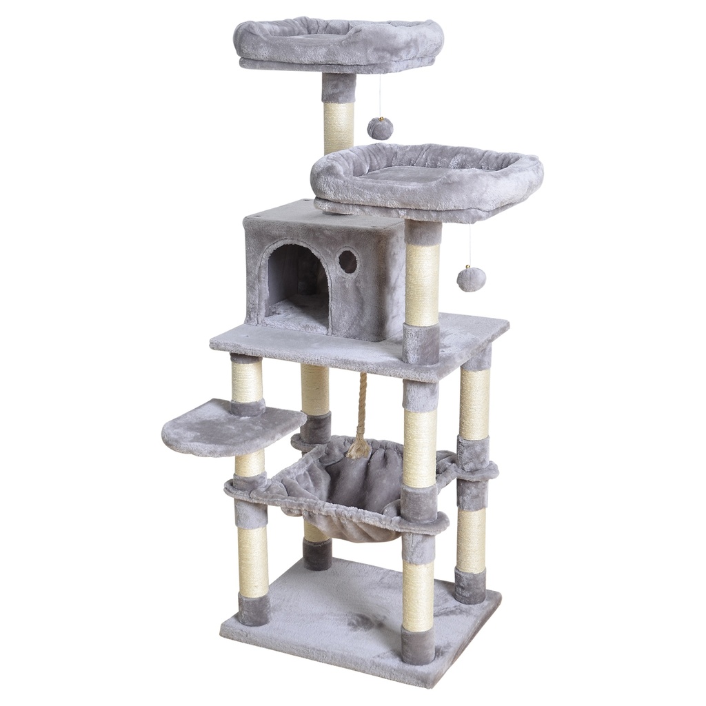 ARBRE A CHAT PALERME 50*50*H171CM -NOIR