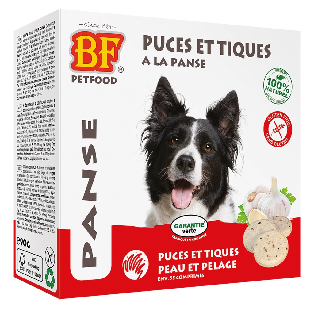 BIOFOOD FRIANDISES ANTI PUCES A LA PANSE 55 PCS