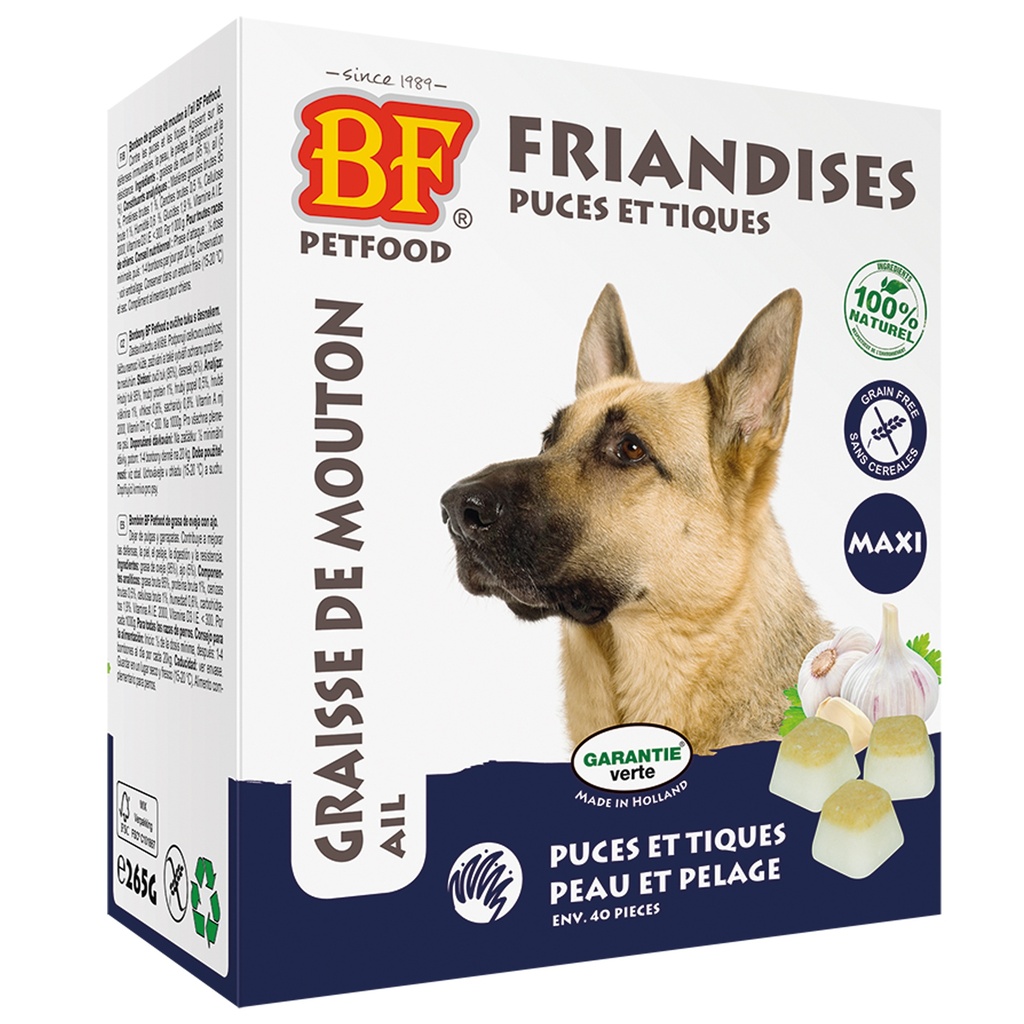 BIOFOOD BONBON GRAISSE DE MOUTON MAXI 40P./AIL