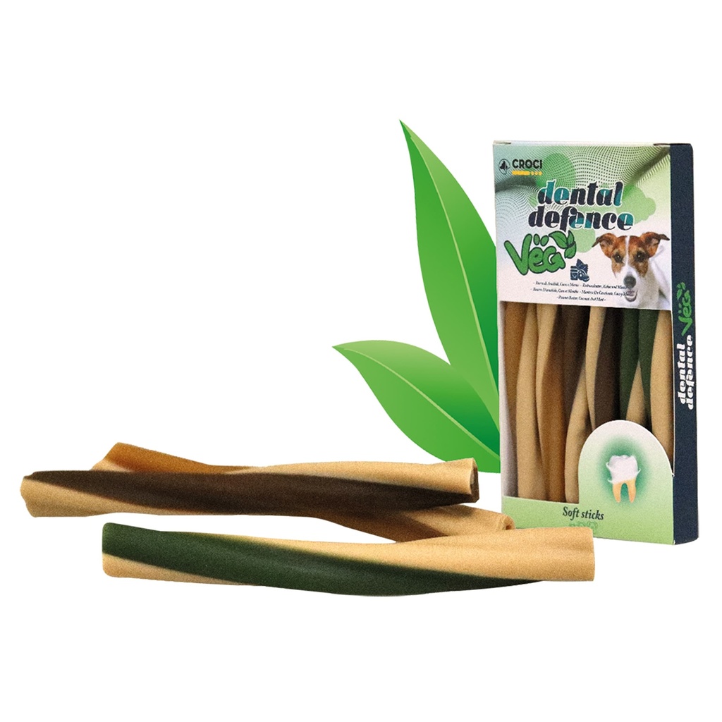 DENTAL VEG STICK CACAHUETE - COCO - MENTHE 95GR
