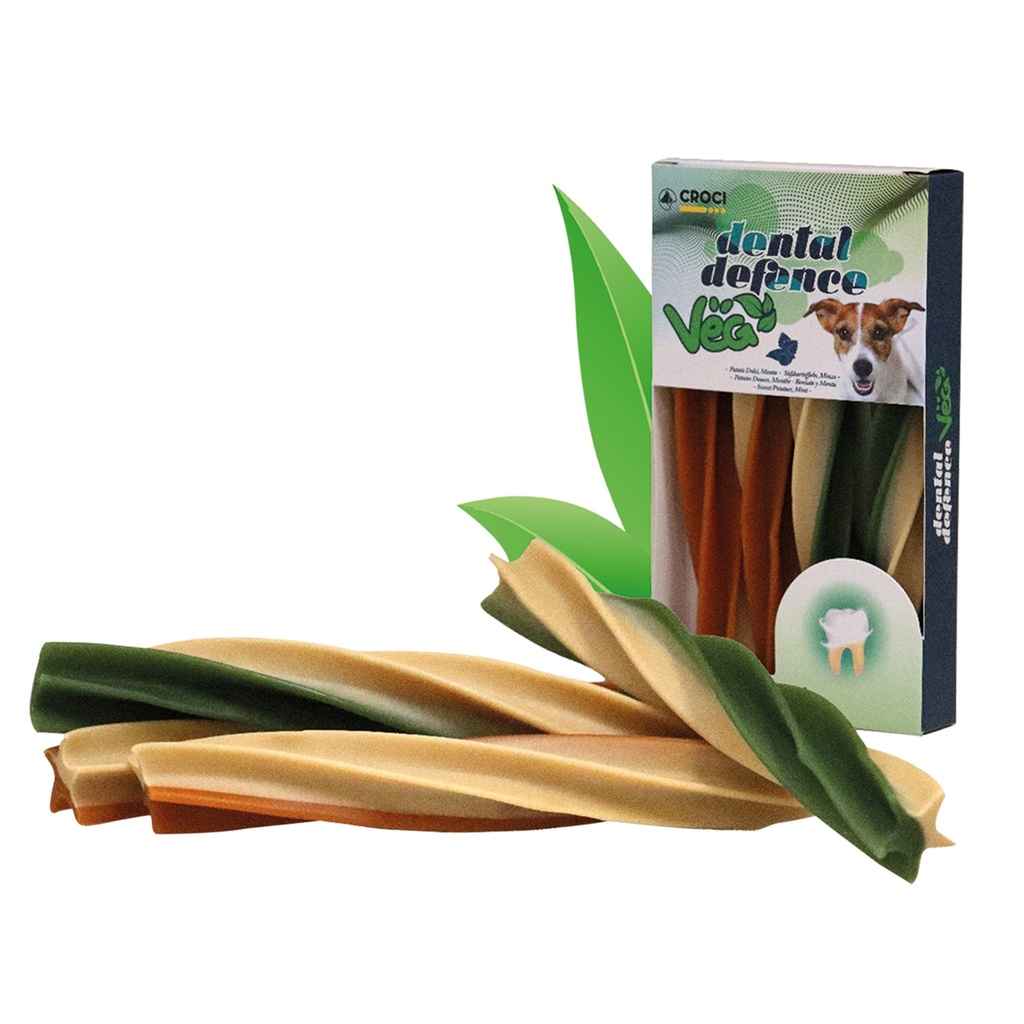 DENTAL VEG TWIRL PATATE DOUCE - MENTHE 75GR