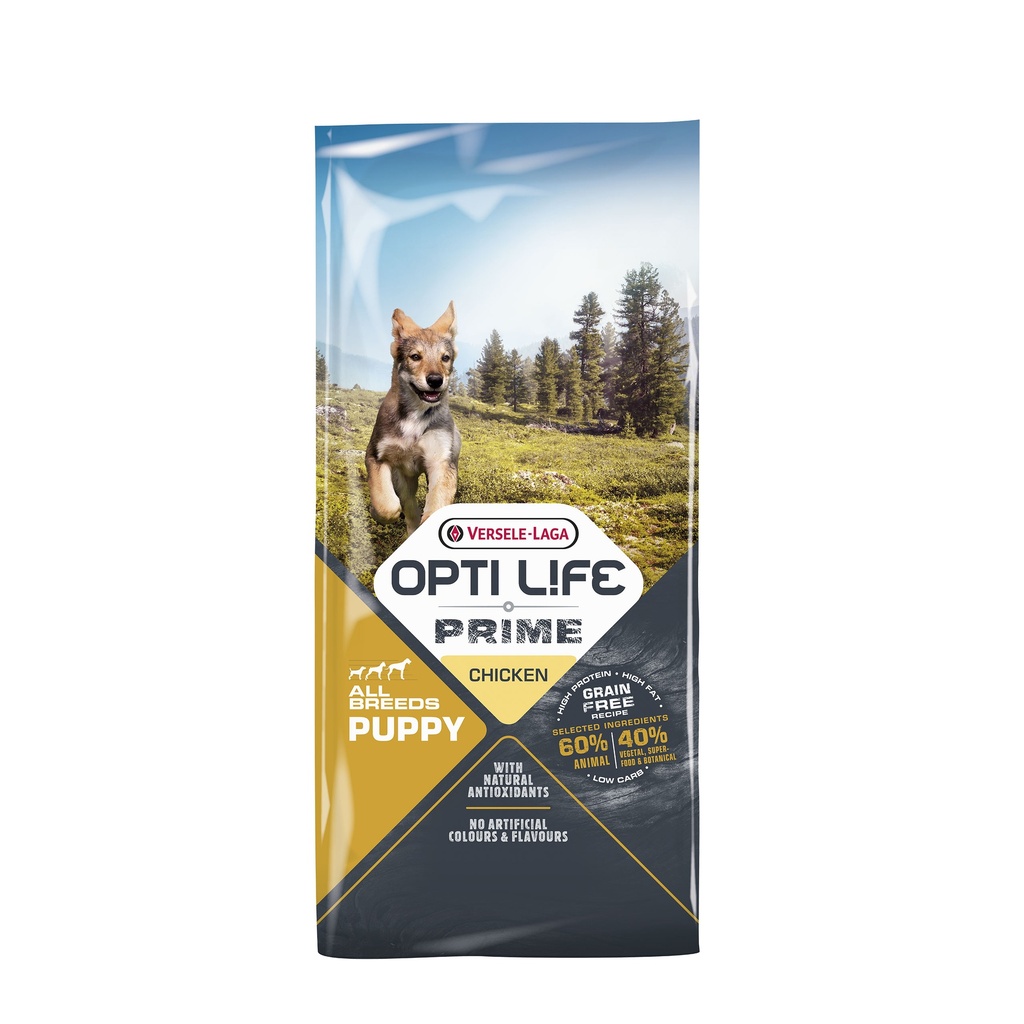 OPTILIFE PRIME CHIOT AU POULET - 12,5KG
