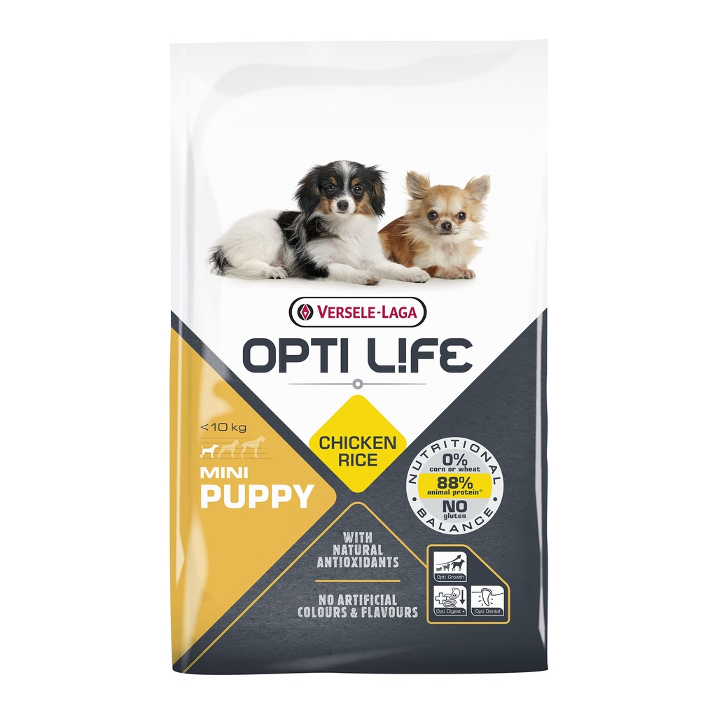 OPTILIFE CHIOT MINI AU POULET - 7,5KG