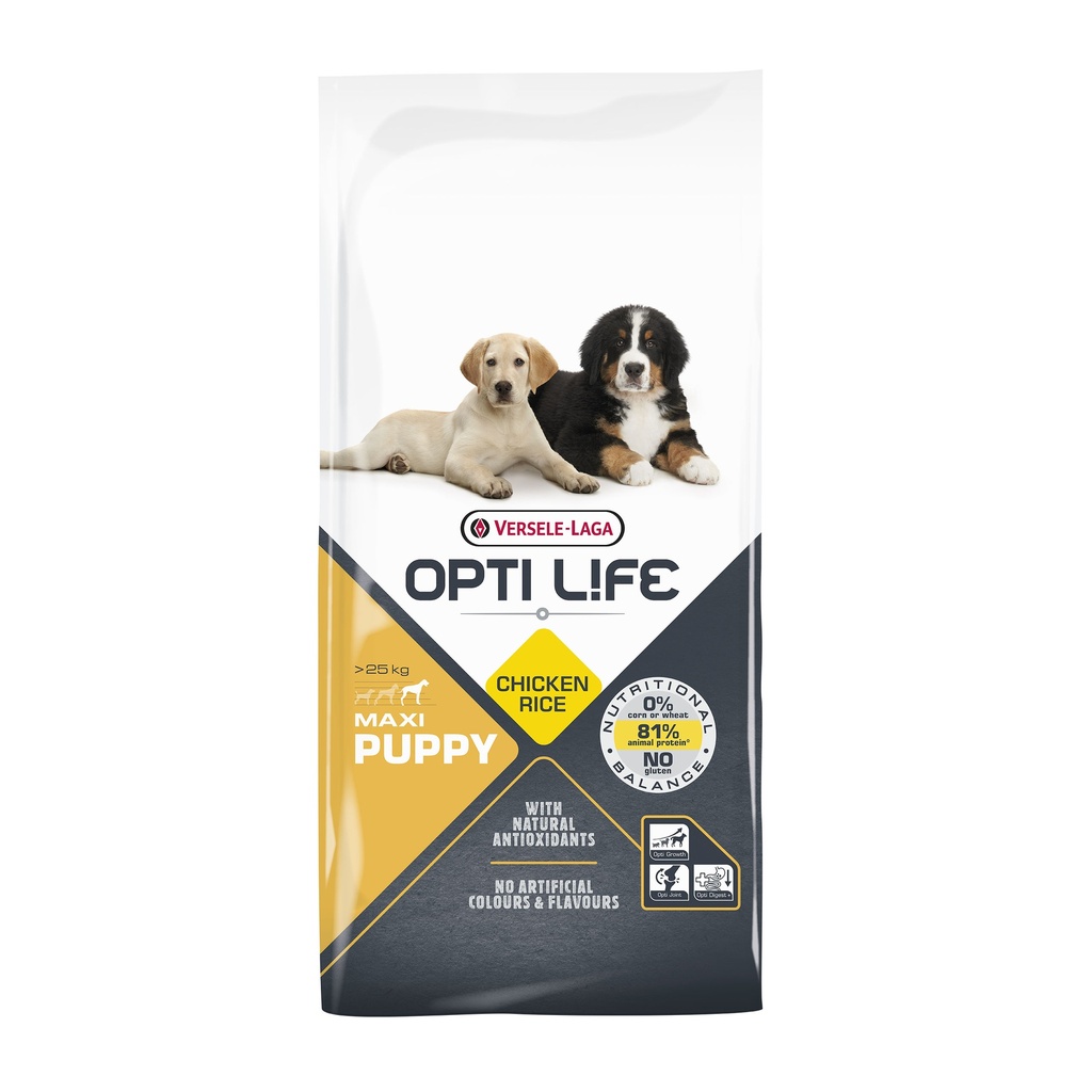 OPTILIFE CHIOT MAXI AU POULET - 12,5KG