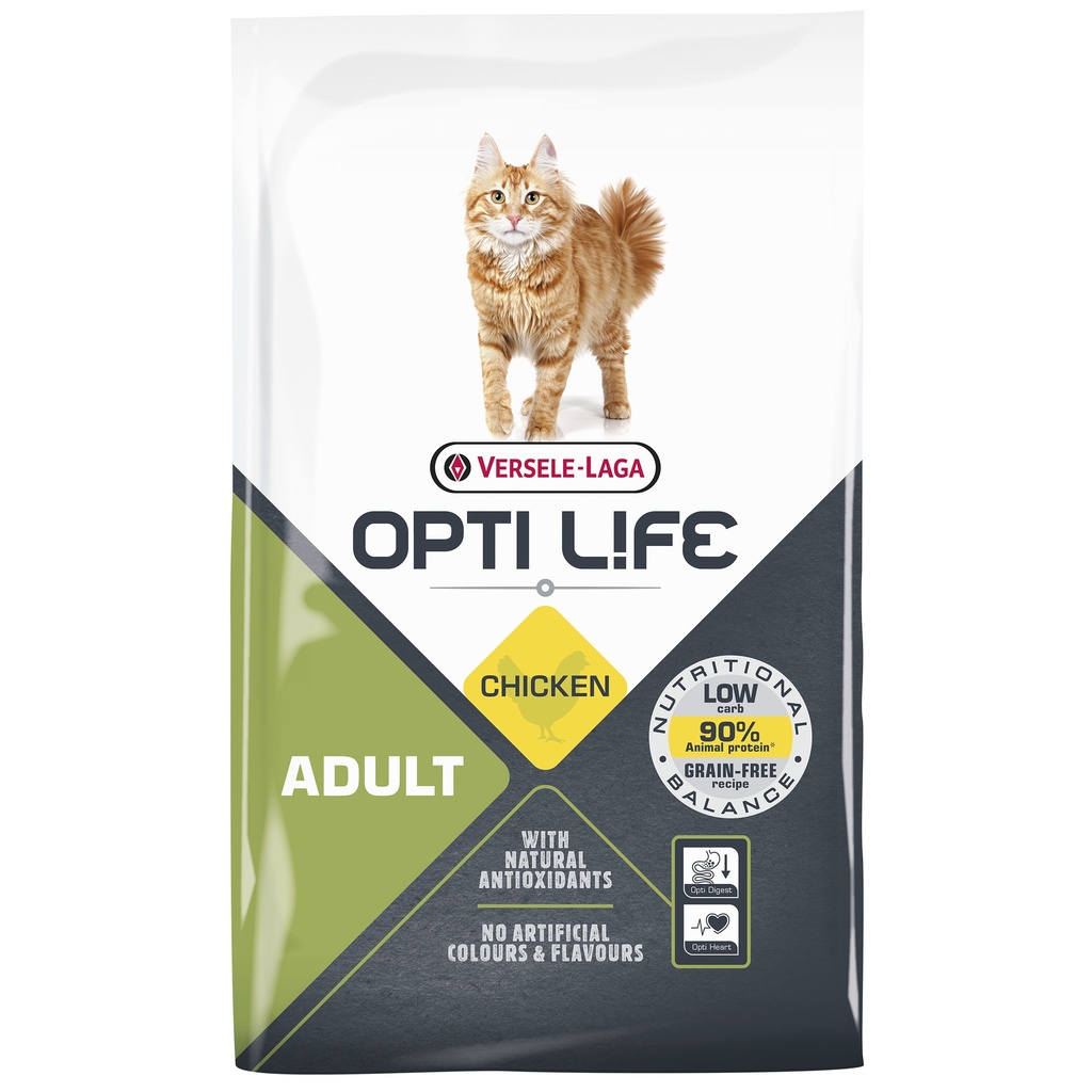 OPTILIFE CHAT ADULT AU POULET - 7,5KG