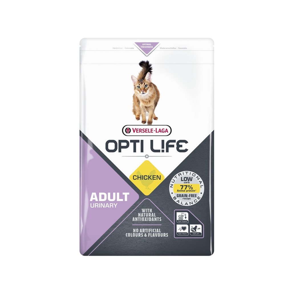 OPTILIFE CHAT ADULT URINARY AU POULET - 2,5KG