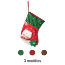 CHAUSSETTE DE NOEL BONHOMME DE NEIGE 25CM