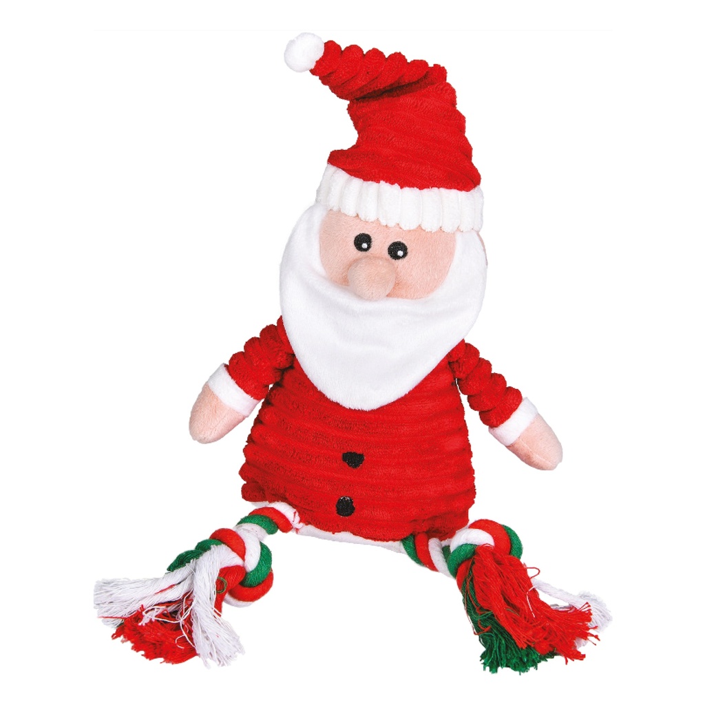 PELUCHE PÈRE NOEL CORDE SONORE 45CM