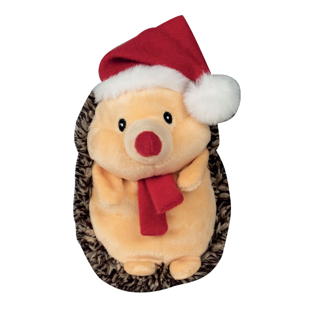 PELUCHE HERISSON DE NOEL 17CM