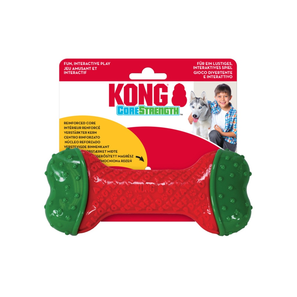 KONG HOLIDAY CORESTRENGTH™ BONE MD/LG 18CM DEREF