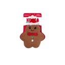 KONG HOLIDAY SNUZZLES MINI GINGERBREAD BROWN XS 13CM