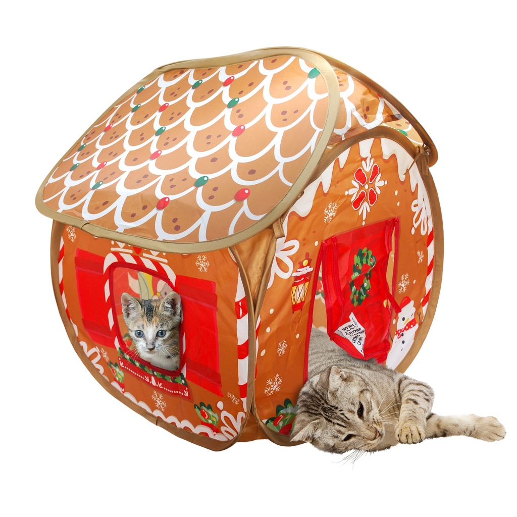 KONG HOLIDAY PLAY SPACES BUNGALOW GINGERBREAD 41CM DPF/DPC 03/24