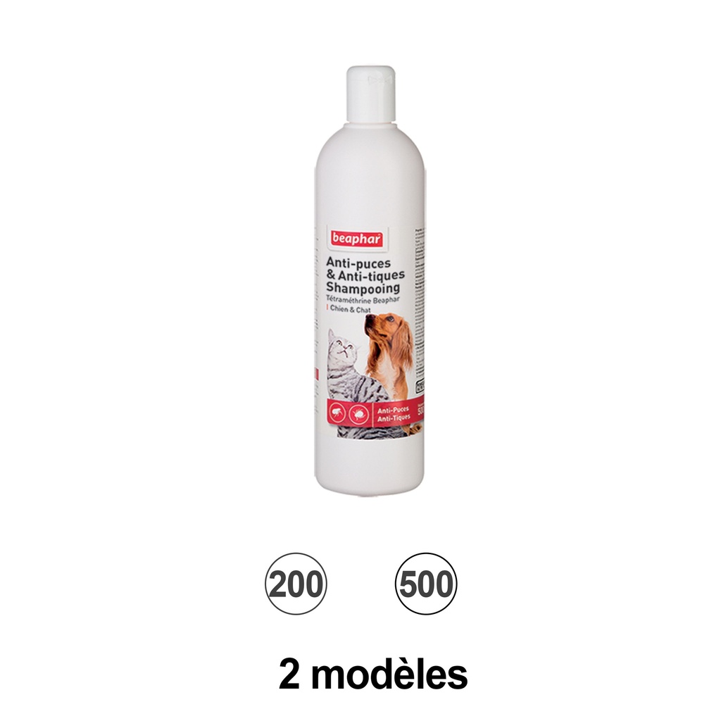 SHAMPOOING ANTIPARA. 500ML BEAPHAR (USAGE PRO) TETRAMETHINE < PRIX NET