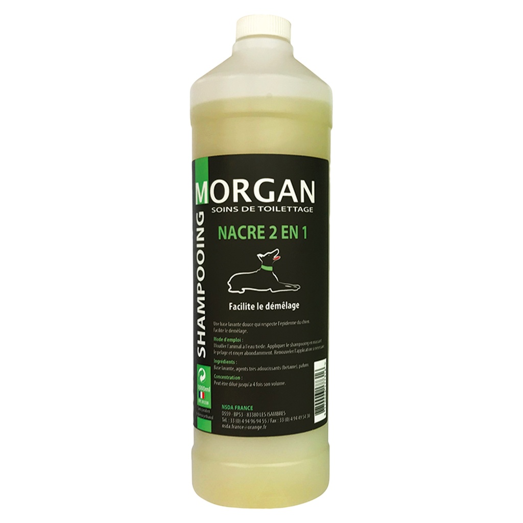MORGAN SHAMPOOING NACRE 2 EN 1 1L