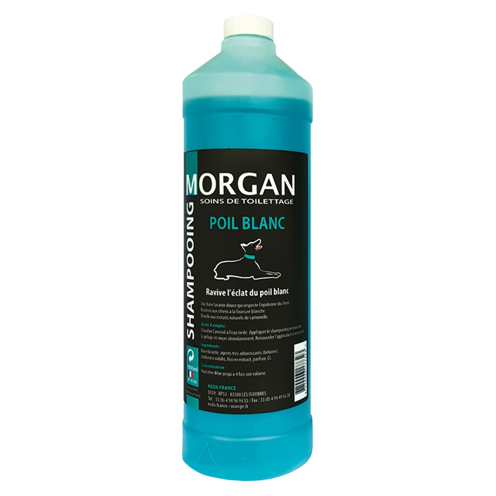 MORGAN SHAMPOOING POIL BLANC 1L