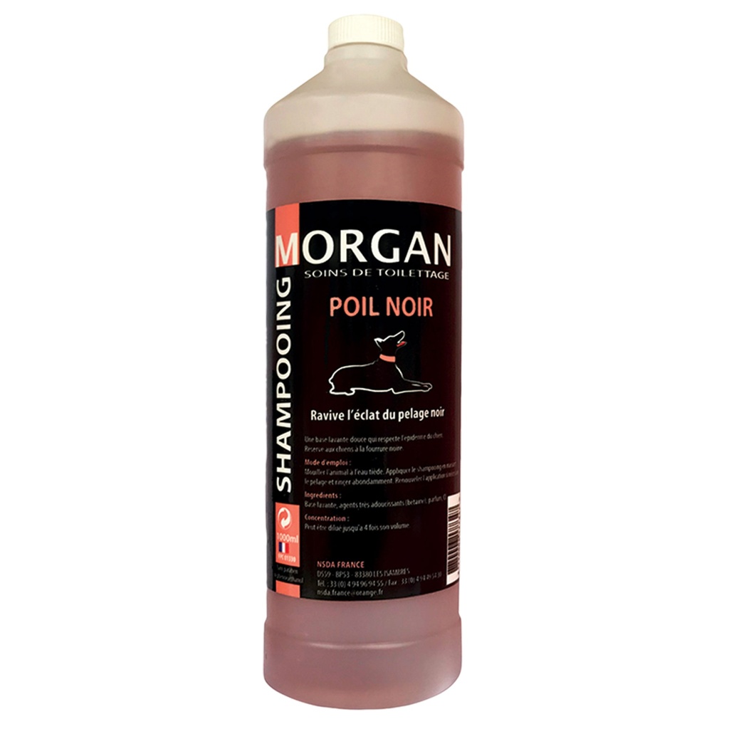 MORGAN SHAMPOOING POIL NOIR 1L