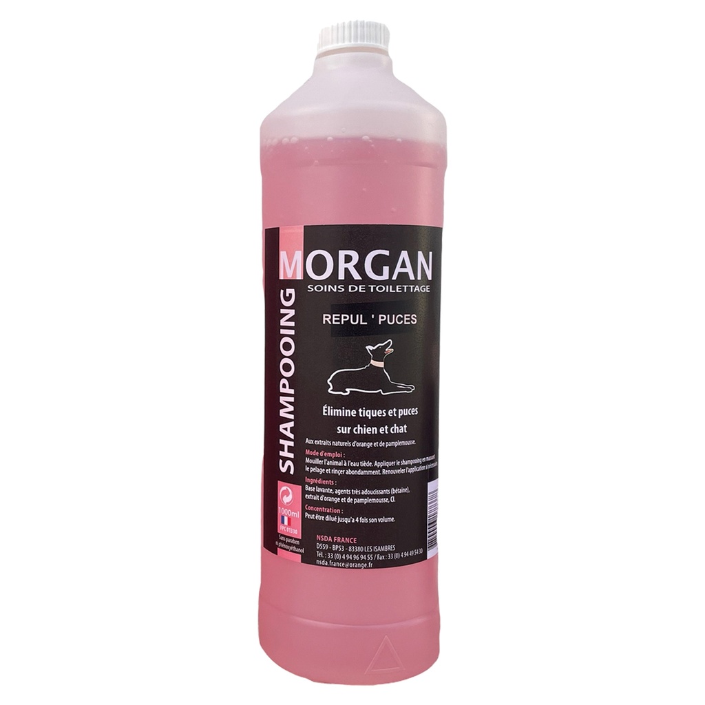 MORGAN SHAMPOOING POIL REPUL'PUCE 1L