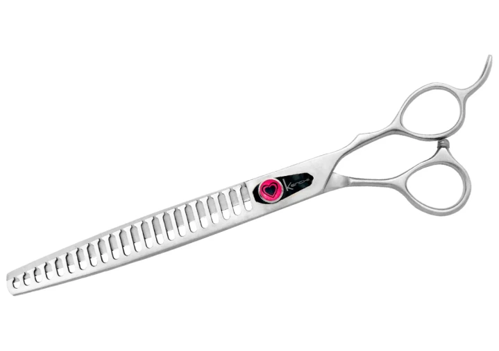 [kC860799] KENCHII LOVE – Ciseaux chunker droits - droitiers 20 cm (8") (22 dents)