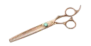 KENCHII Rosé™ – Ciseaux chunker droits - droitiers 20 cm (25 dents)
