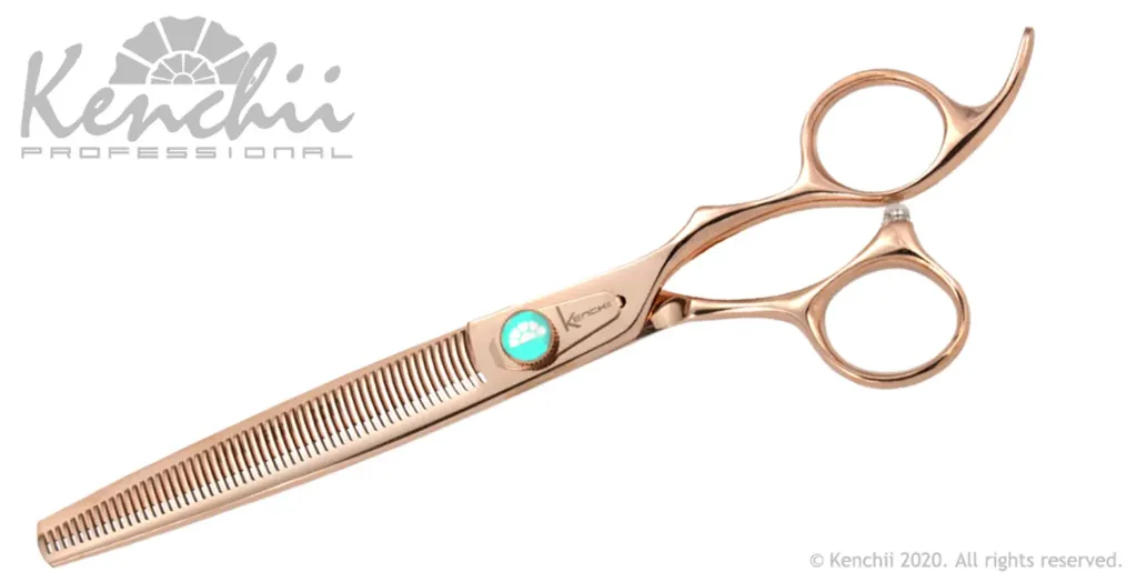KENCHII Rosé™ | CISEAUX 7.5 (19 cm) SCULPTEURS 54 DENTS | DROITIERS
